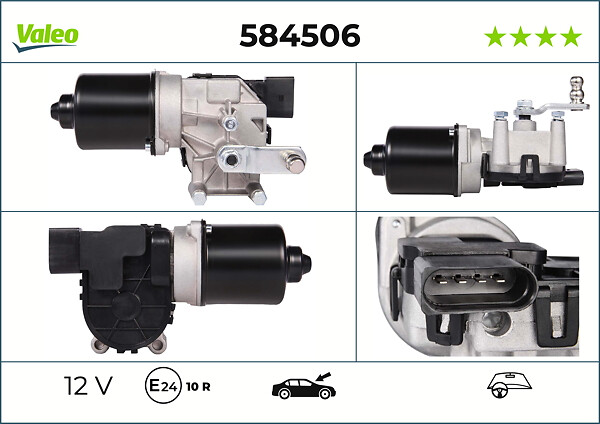 Moteur d'essuie-glace VALEO 584506